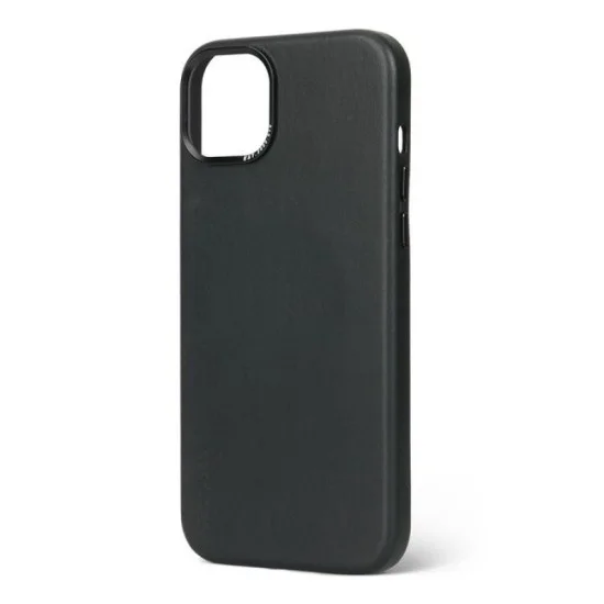 Cover Iphone 15 Pro Max Leather Magsafe Decoded - Black